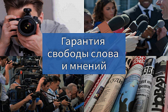 Гарантия свободы слова и мнений