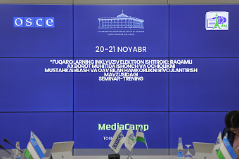 MeidaCamp loyihasi amalga oshirildi. Xalqaro seminar-trening